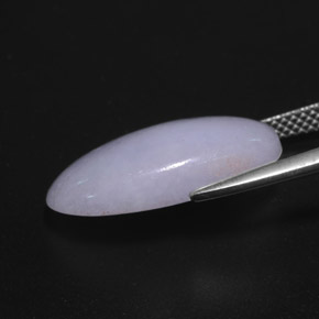 Giadeite Lavanda naturale da 11.40 ct, Taglio ovale, Opaco