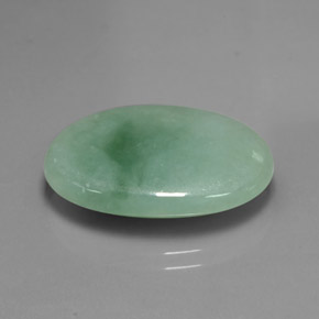 Giadeite Verde naturale da 15.88 ct, Taglio ovale, Traslucido