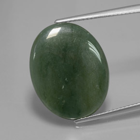 Giadeite Verde naturale da 9.83 ct, Taglio ovale, Traslucido