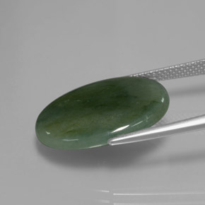 Giadeite Verde naturale da 9.83 ct, Taglio ovale, Traslucido