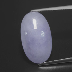 Giadeite naturale blu da 9,27 ct, taglio ovale, opaco