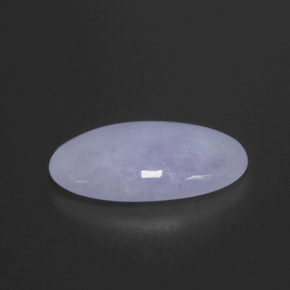 Giadeite naturale blu da 9,27 ct, taglio ovale, opaco
