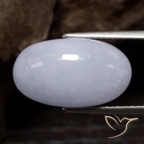 Giadeite Viola chiaro naturale da 9.97 ct, Ovale, Opaco