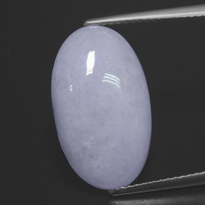 Giadeite naturale blu da 12,12 ct, taglio ovale, opaco