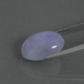 Giadeite Lavanda naturale da 8.84 ct, Taglio ovale, Opaco