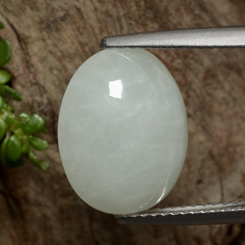 Giadeite Multicolore naturale da 8.73 ct, Taglio ovale, Traslucido