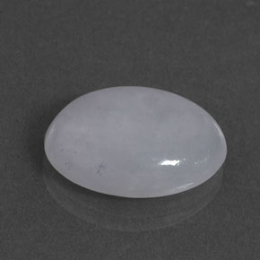 Giadeite naturale blu da 11,27 ct, taglio ovale, traslucido