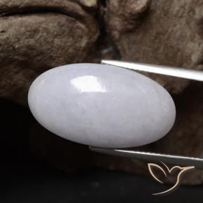 Giadeite Grigio naturale da 18.50 ct, Ovale, Opaco