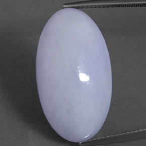 Giadeite Lavanda naturale da 28.23 ct, Taglio ovale, Opaco