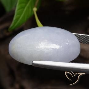 Giadeite Viola chiaro naturale da 25.96 ct, Ovale, Opaco