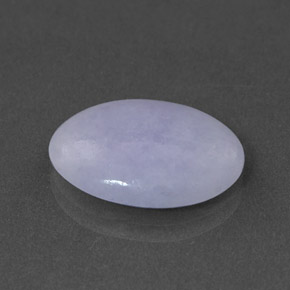 Giadeite naturale blu da 6,77 ct, taglio ovale, opaco