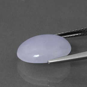 Giadeite Lavanda naturale da 6.94 ct, Taglio ovale, Opaco