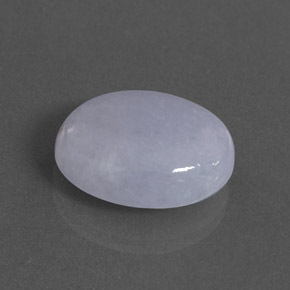 Giadeite naturale blu da 16,47 ct, taglio ovale, opaco