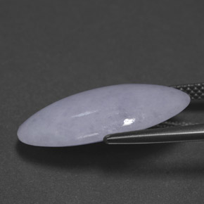 Giadeite Lavanda naturale da 10.43 ct, Taglio ovale, Opaco
