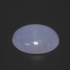 Giadeite naturale blu da 10,61 ct, taglio ovale, opaco