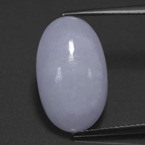 Giadeite naturale blu da 11,61 ct, taglio ovale, opaco