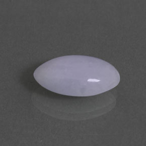 Giadeite naturale blu da 5,85 ct, taglio ovale, opaco