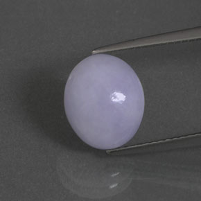 Giadeite Lavanda naturale da 5.18 ct, Ovale, Opaco