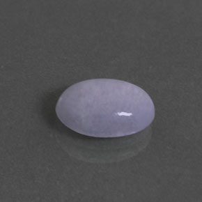Giadeite naturale blu da 2,33 ct, taglio ovale, opaco