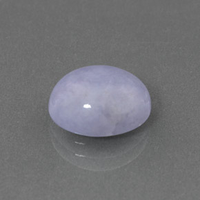 Giadeite naturale blu da 4,96 ct, taglio ovale, opaco