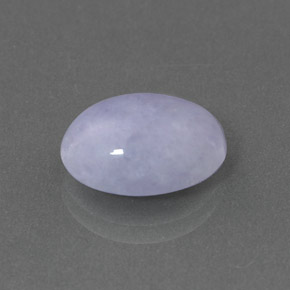 Giadeite naturale blu da 5,54 ct, taglio ovale, opaco