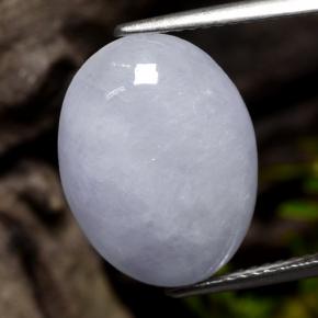 Giadeite naturale viola da 8,63 ct, taglio ovale, opaco