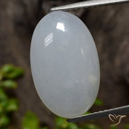 7.94ct Naturale Grigio medio Giadeite, Ovale, Opaco