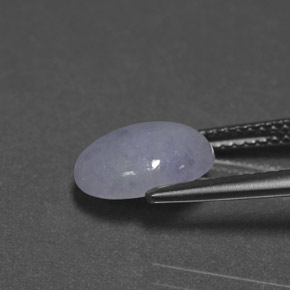 Giadeite Lavanda naturale da 2.84 ct, Taglio ovale, Opaco