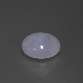 Giadeite naturale blu da 2,76 ct, taglio ovale, opaco