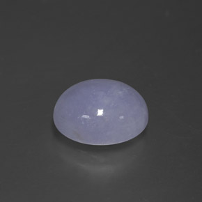 Giadeite naturale blu da 2,90 ct, taglio ovale, opaco