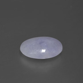 Giadeite naturale blu da 1,99 ct, taglio ovale, opaco