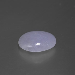 Giadeite naturale blu da 2,07 ct, taglio ovale, opaco