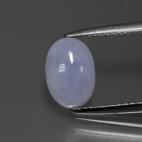 Giadeite Lavanda naturale da 1.35 ct, Taglio ovale, Opaco