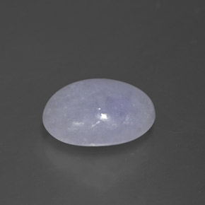 Giadeite naturale blu da 3,28 ct, taglio ovale, opaco