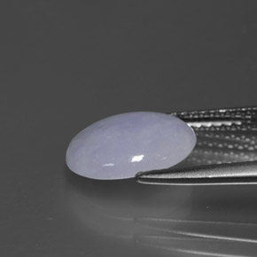 Giadeite Lavanda naturale da 2.25 ct, Taglio ovale, Opaco