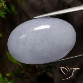 Giadeite Grigio naturale da 11.54 ct, Ovale, Opaco