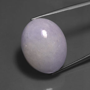 Giadeite naturale blu da 60,38 ct, taglio ovale, opaco