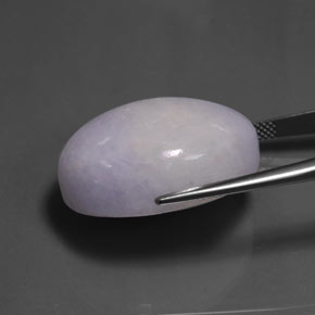 Giadeite naturale blu da 60,38 ct, taglio ovale, opaco