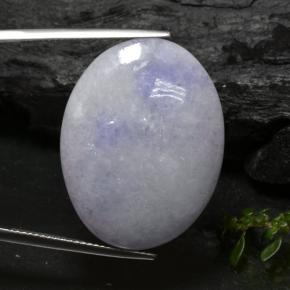 Giadeite Lavanda naturale da 46.32 ct, Taglio ovale, Opaco