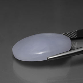 Giadeite naturale blu da 53,76 ct, taglio ovale, opaco