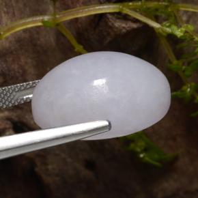 Giadeite Grigio naturale da 22.29 ct, Taglio ovale, Traslucido