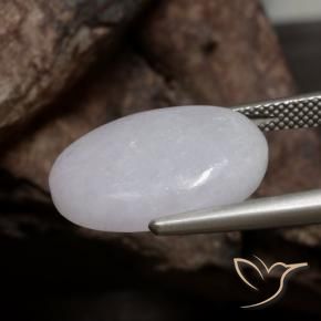 Giadeite Grigio medio naturale da 12.78 ct, Ovale, Opaco