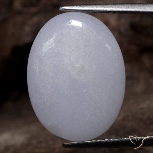 Giadeite Grigio naturale da 9.68 ct, Ovale, Traslucido