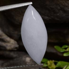 Giadeite naturale grigio da 5,21 ct, marchesa, traslucido
