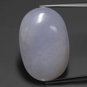Giadeite Lavanda naturale da 22.23 ct, Taglio ovale, Traslucido