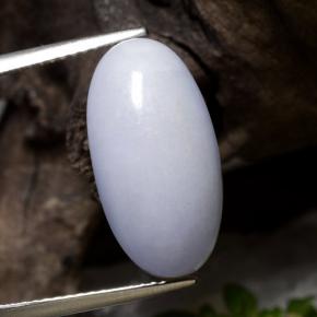 Giadeite naturale viola da 12,42 ct, taglio ovale, traslucido