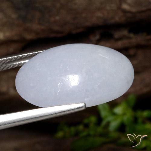 Giadeite Viola chiaro naturale da 13.06 ct, Taglio ovale, Traslucido