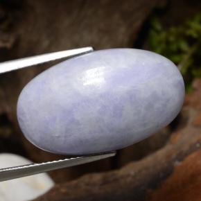 Giadeite Viola chiaro naturale da 23.85 ct, Taglio ovale, Opaco