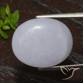 Giadeite Grigio naturale da 13.41 ct, Ovale, Traslucido