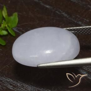 Giadeite Grigio naturale da 13.41 ct, Ovale, Traslucido